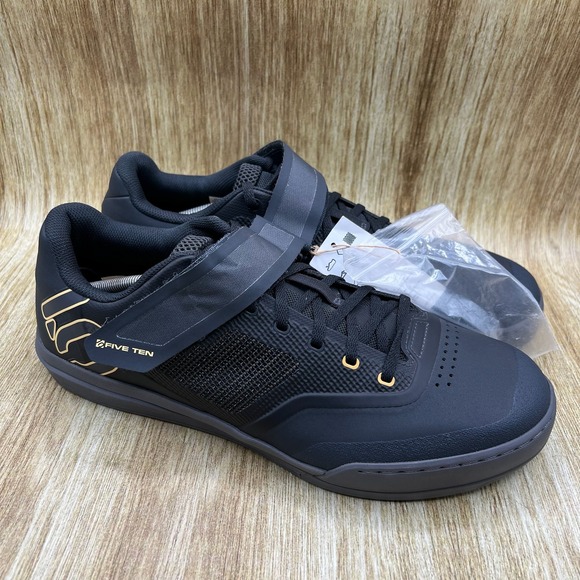 Adidas Five Ten Hellcat Pro Men's 13 Mountain Bike Shoes Black Gold ID2454 NEW